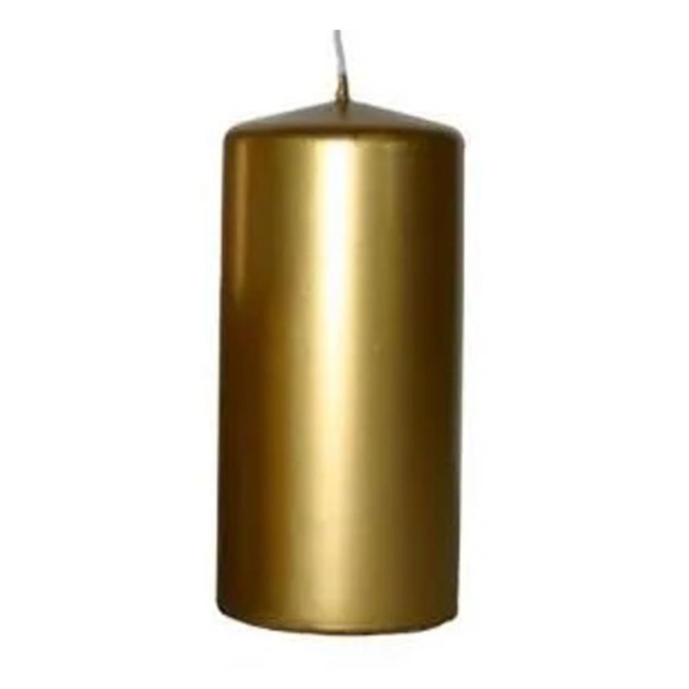 Bolsius Gold Pillar Candle 15cm x 7cm £8.99